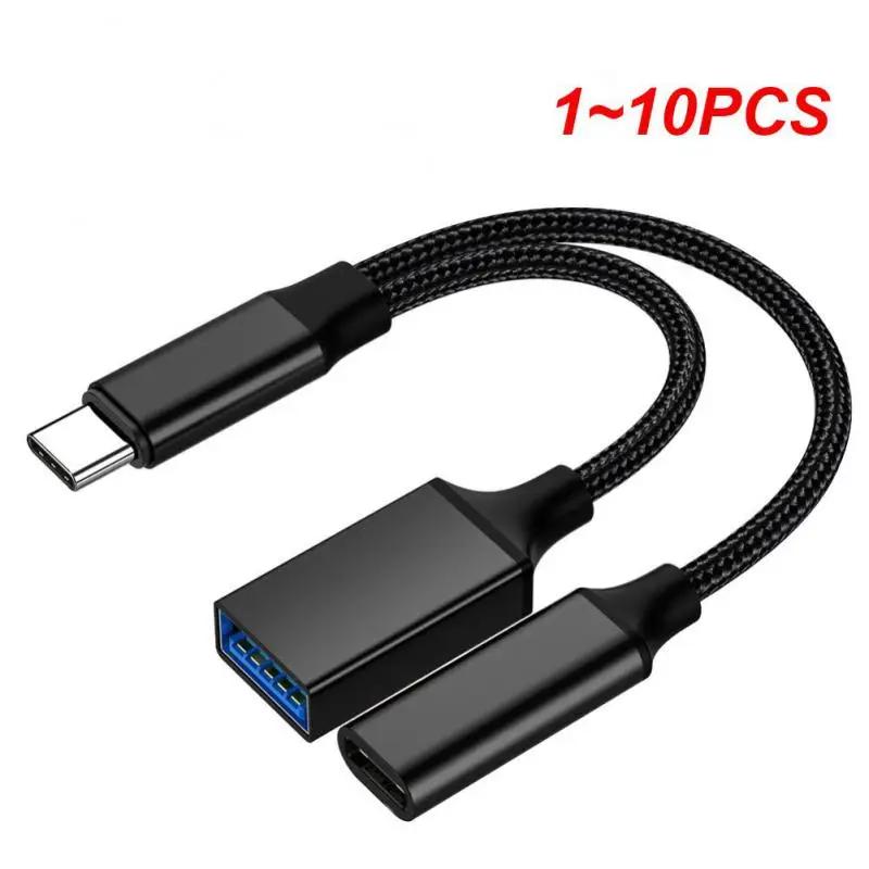 USB C OTG ̺ , CŸ to USB A  ̺, ƮϿ PD  Ʈ , 2 in 1, 1-10PCs